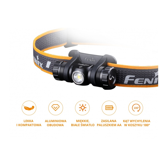 Latarka diodowa Fenix HM23 - czołówka